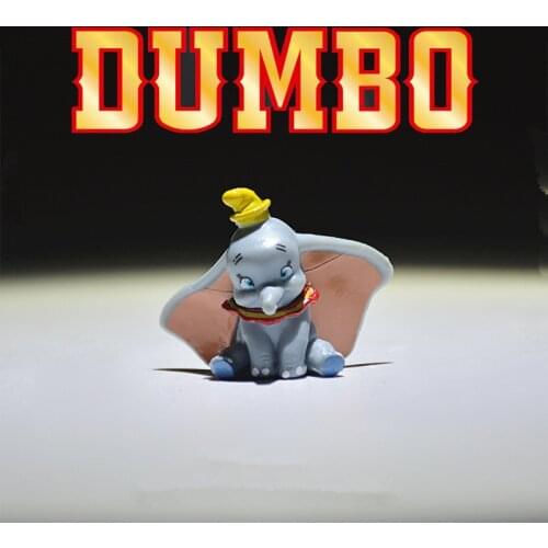24piece 2.5cm very small Elephant Figures dumbo Elephant PVC Action Figure Model Toy Cake Decorations DIY Materials