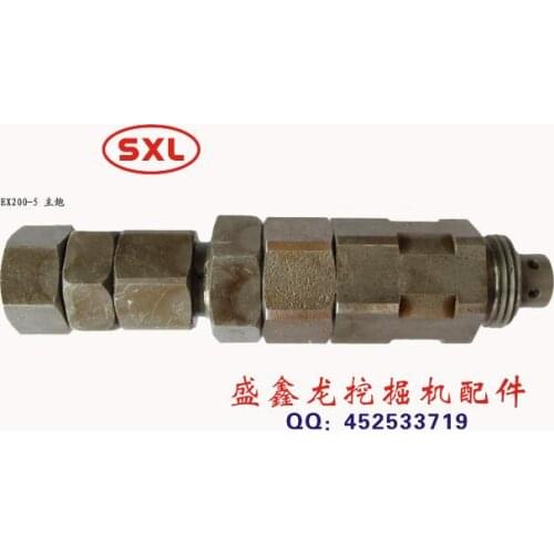 Excavator excavator fittings EX200-5 gun main relief valve oil return valve Hitachi gun safety valve