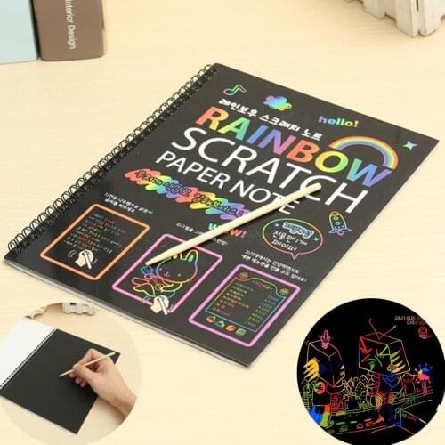 Puzzle Educational Drawing Board, Adult Decompression Toys Book Board Diy Note Coloring Kid Fully Black Drawing Drawing Pai N5N1