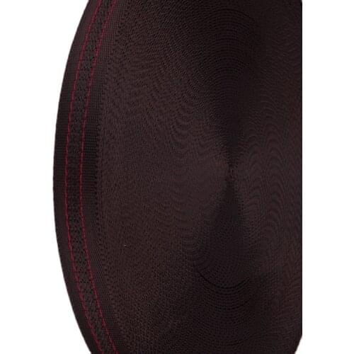 Webbing sling 2.5cm 3.8cm in stock hot sale coffee color with 2 red line