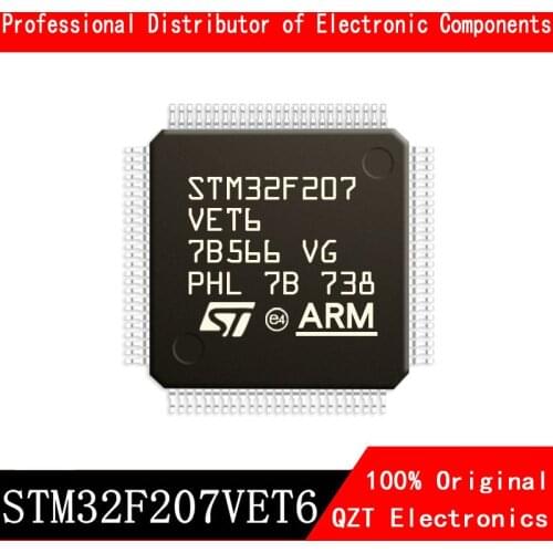 5pcs/lot new original STM32F207VET6 STM32F207 LQFP-100 microcontroller MCU In Stock