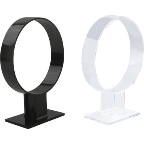 Wholesale Acrylic Headband Holder Hair Band Headgear Display Stand Black