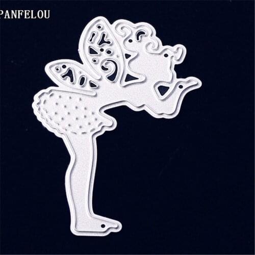 PANFELOU Metal craft Lovely spirit paper die cutting dies for Scrapbooking/DIY Easter wedding Halloween cards