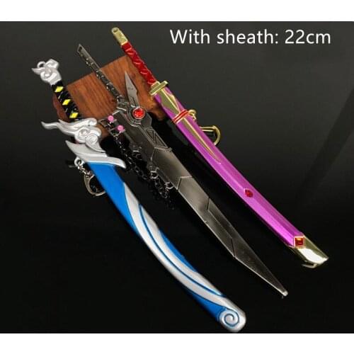 Alloy Scabbard Model Game Props Household Ornaments Collection Commemorative Sword Exhibition Of Decorative Props Birthday Gifts