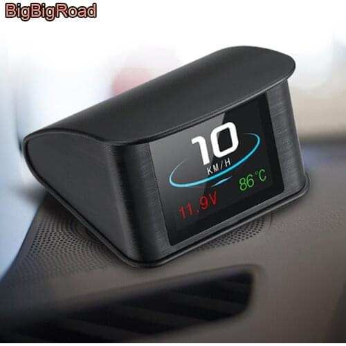 BigBigRoad For Citroen Xsara Grand C4 C5 Aircross Picasso Elysee Car Hud OBDII Windscreen Projector Head Up Display Speed Warn