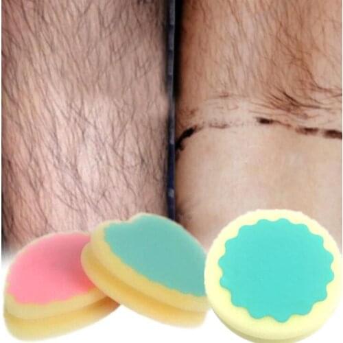 Magic Painless Sponge Hair Removal Depilation Sponge Pad Remove Hair Remover Effective Epilator Facial Body Hair Remover Tool