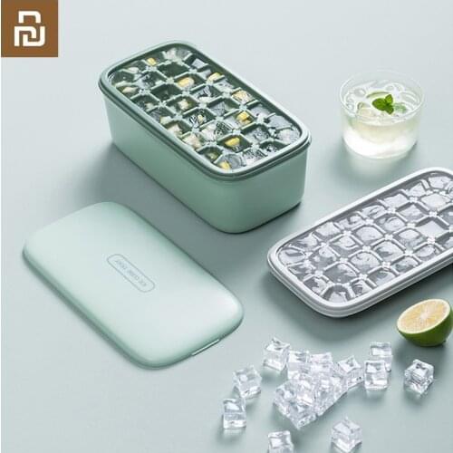 Youpin Wuming Ice Cube Tray Silicone Fruit Ice Cube Maker DIY Ice Cube Mold Storage Box Household Refrigerator Tools BPA Free
