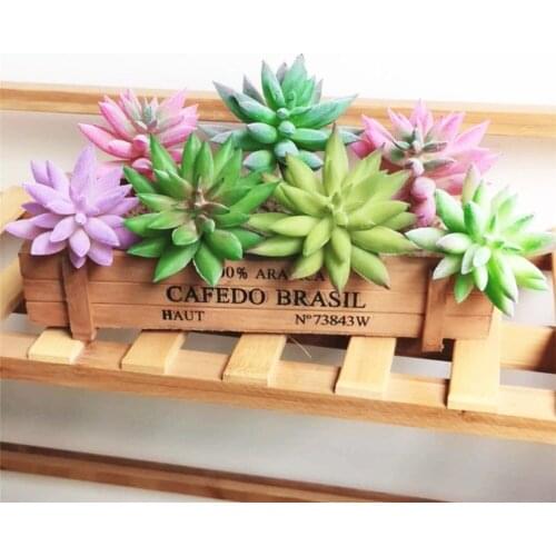 Green Purple Pink Lotus Flower Artificial Succulent Plants Christmas Wedding Party Festive Supplies Home Garden Decoration