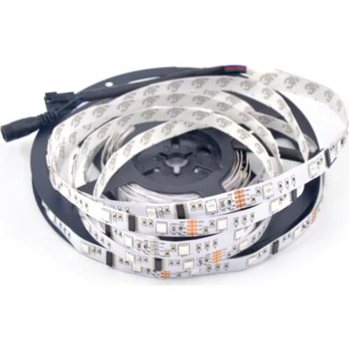10X5M LPD6803 30leds/m 150LEDs White PCB Led Strip 6803 IC 5050 digital RGB SMD Dream Magic Color chasing Lights IP30 DC12V