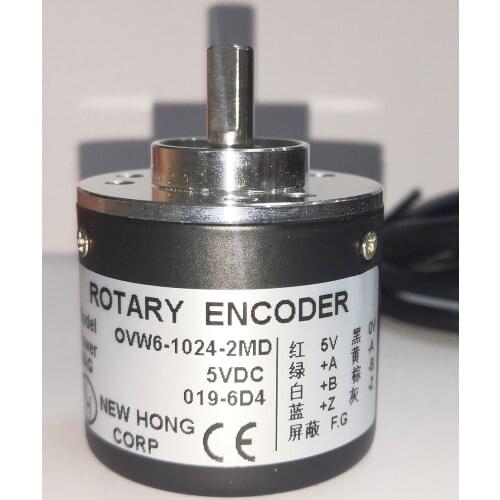 5V Long-line Drive TTL Differential Output Incremental Rotary Encoder 1000 Pulse 1024 Lines