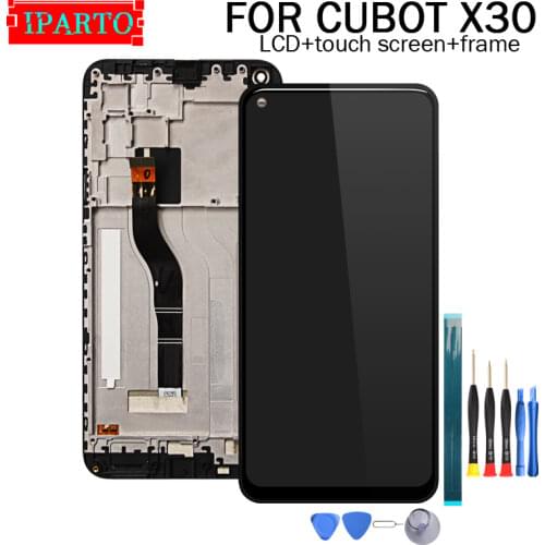 6.4 inch CUBOT X30 LCD Display+Touch Screen Digitizer +Frame Assembly 100% Original LCD+Touch Digitizer for CUBOT X30