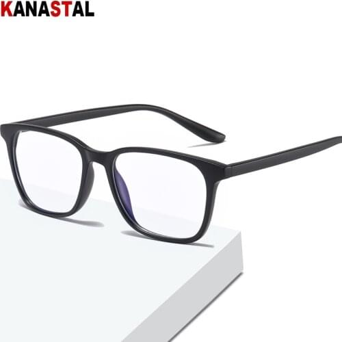 Anti Blue Light Optical Frame Men Women Vintage Anti Blue Ray Computer Eyeglasses Gaming Glasses for Women Customizable myopia