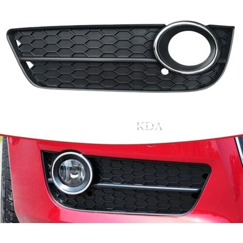 Auto Left Right Side Front Bumper Fog Light Grille Grill Cover For Audi A5 2008 2009 2010 2011 8T0807681 8T0807682