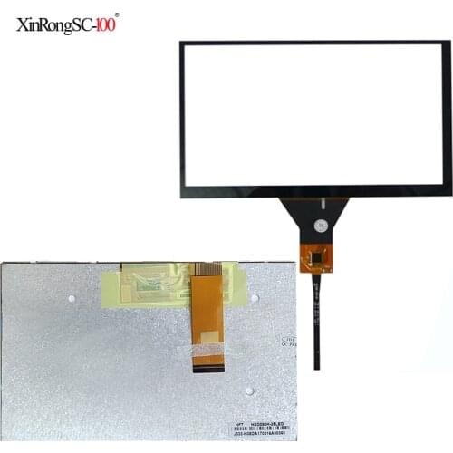 For 7 inch Car Navigation Universal LCD 40pin 1024*600 With Capacitive Touch Screen NEW 165*100mm Ultra Thin 3.5MM GT911 6pin