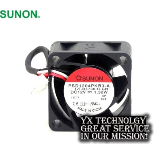 For SUNON New and Original PSD1204PKB3-A 4020 12V 1.32W 40mm / cm server cooling fans 40*40*20mm