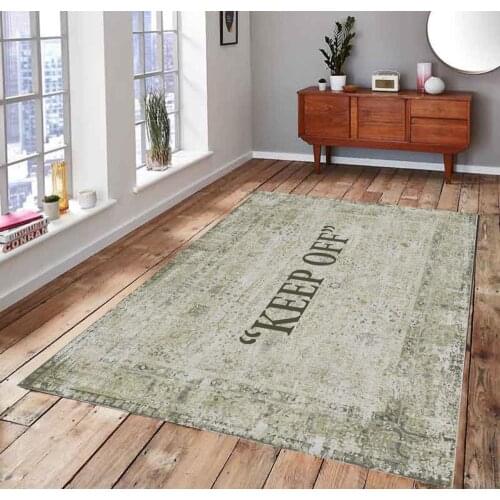 KEEP OFF Classic 7 Patterned Carpet , Fan Carpet Non Slip Floor Carpet,Teens Carpet,Area Rug