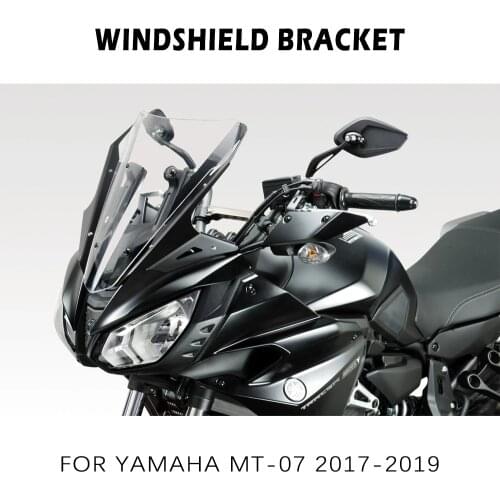 Motorcycle Windshield Bracket Deflector Adjustment Bracket Filler Plate For YAMAHA MT-07 MT07 TRACER Tracer FZ07 FZ 07 2017-2019