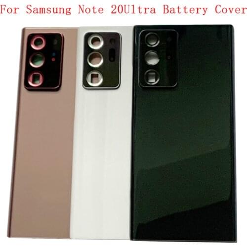Battery Case Cover Rear Door Housing Back Case For Samsung Note 20 Ultra N985 N986 Camera Frame Lens with Logo