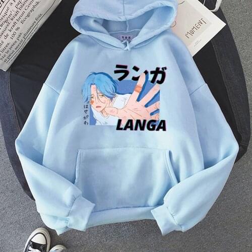Langa Hasegawa Cosplay Sweater Anime SK8 the Infinity Hooded Skateboard SK Eight Hoodie Jacket Sweatshirt Coat Plus Size