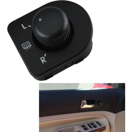 Left Drive Driving Side LDS Mirror Knob Switch Knob Window Heat Control for VW Passat B5 Golf R32 I Beetle Jetta MK4
