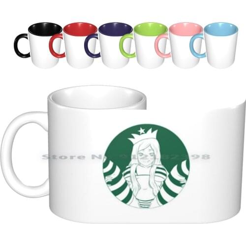 - Lewd Anime Girl-Inspirited Design Ceramic Mugs Coffee Cups Milk Tea Mug Senpai Anime Manga Japanese Japan Kawaii Funny Hentai