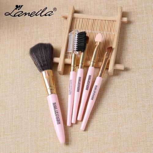 5 Pcs/set Makeup Brush Set Eye Shadow Foundation Blending Blush Eyelash Eyebrow Concealer Brushes For Beauty Cosmetics Maquiagem