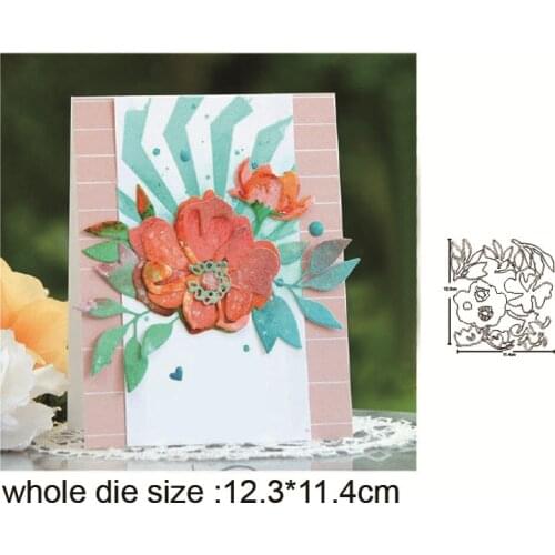 Cutting dies Flower Leaves Metal Cutting Dies for DIY Scrapbooking Paper and Card Making Decorative Embossing Die Cut Craft dies