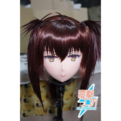 RAIGEKI MAKS 82) Resin Crossdresser DOLL BJD Kigurumi Anime Warship Girls Hatsuzuki Cosplay Head Mask