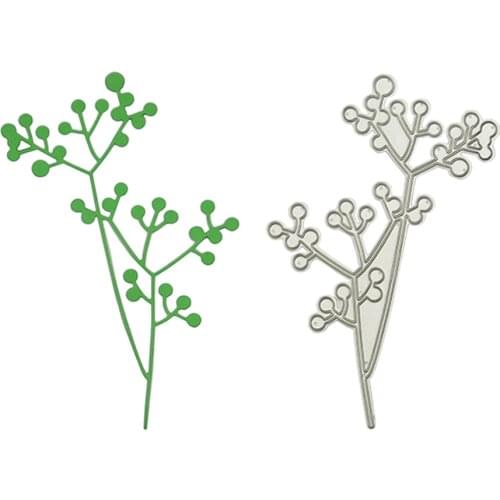 Branch Leaves Die Cut Metal Embossing Stencil Handmade Paper Card Decoration Scrapbooking Craft Cutting Dies