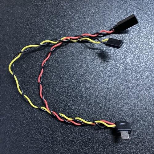 Micro USB Camera SJ4000 SJ / 5000/6000 AV Video Cable Rechargeable FPV Image Transmission Cable
