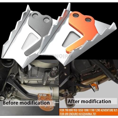 FOR 790 890 ADVENTURE 790ADVENTURE R S 690 ENDURO 950 Aaventure Rear Foot Brake Lever Pedal Enlarge Extension Rear Brake Peg Pad