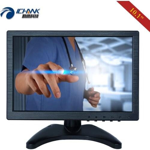 ZB101JC-59R/10.1" inch 1280x800 16:10 Fullview VGA HDMI USB Speaker POS Cash Register Medical Resistive Touch Monitor LCD Screen