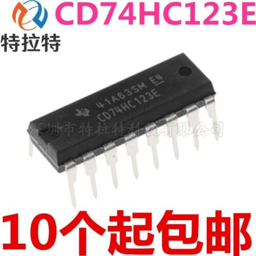 10pcs/lot Cd74hc123e 74hc123e Dip-16 Monostable Multi-Frequency Oscillator Brand New & Original