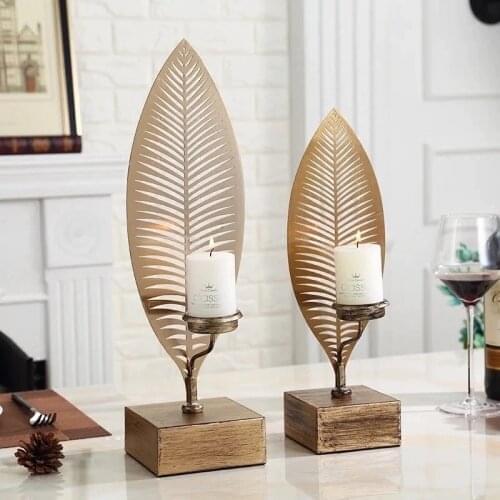 ANDAZIYAN Decorative Bronze Candlesticks