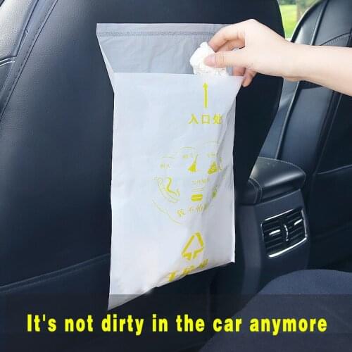 Car garbage bags household dual-use garbage bags one-time paste biodegradable vomit bags garbage bins environmental protection