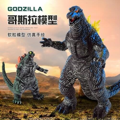 Godzilla Monster Monster Blue Tail Hand-made Model Toy Decoration Plastic Doll Collection Model 16 Cm Christmas Birthday Gift