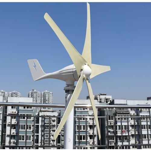 China Factory 400w 500w 600w Low Noise Wind Power Generator Three Phase AC Wind Turbine Easy Installation Homeuse