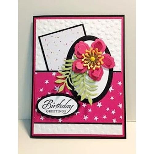 Flower Metal Cutting Dies Stencil Scrapbooking DIY Album Stamp Paper Embossing D0AC