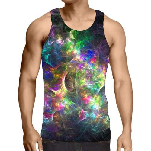 Clown Joker Tank Top For Men 3D Print Joker Face Sleeveless Pattern Top Clown Graphic Funny Vest