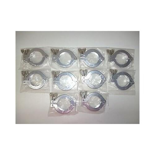 Lot of 10 Clamp KF40 Aluminum New Vacuum Pump Flange Fitting Parts XWJ