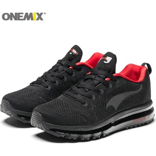 New Onemix Air Cushion Mens Running Shoes for Women sports light walking shoes breathable mesh vamp anti-skid outdoor sneakers