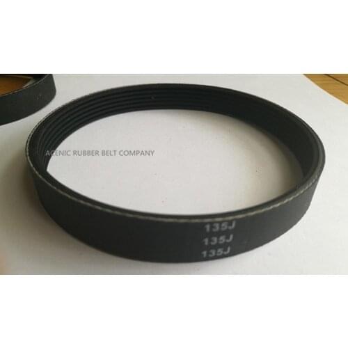 135J6 tumble dryer drive belts , washing machine belts , J type poly rib belt ,poly-V belt