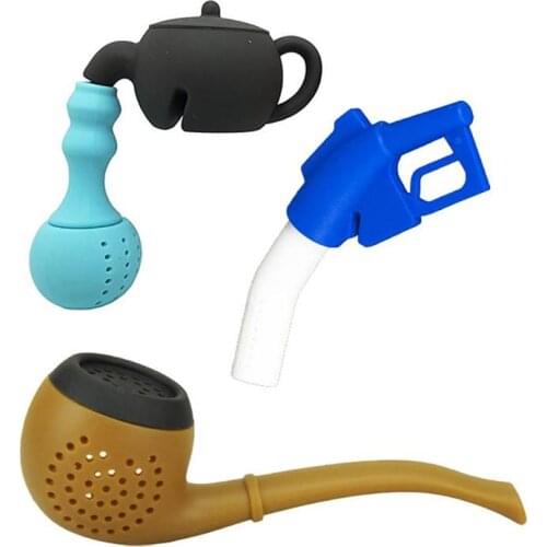 Silicone Tea Coffee Strainer Tea Infuser Set Included Teapot Tea Gun And Tea Filter Gift For Tea Lovers Kitchen Accessories