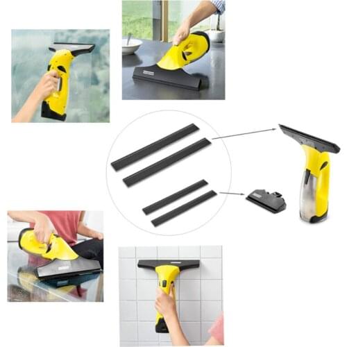 2Pcs Window Scraper Lips Strip For Karcher WV1 250mm WV2 WV5 Window Cleaner Glass Cleaning Pulling Scraper Wiper 170/280mm