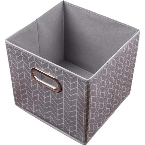 Without cover Modern Bamboo spline waterproof yarn-dyed fabric laundry basket folding basket dirty clothes basket