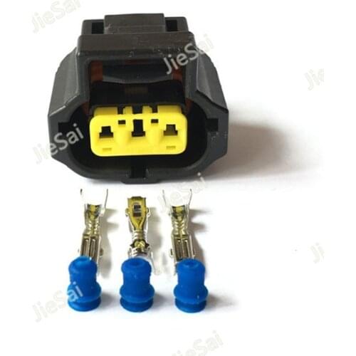 Tyco Amp 3 Pin Pico 5716PT 1996-On For Ford Alternator Three Lead Wiring Pigtail 1U2Z-14S411-TA Wire Connector 184032-1