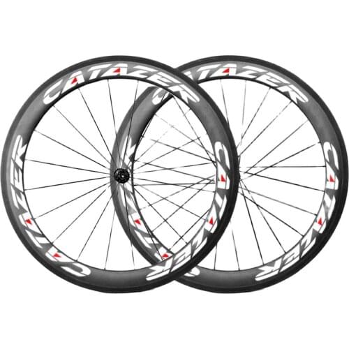 Ultra light 700C bicycle carbon wheels 60 clincher tubuless carbon wheels road bike Rim Cycling Road wheels