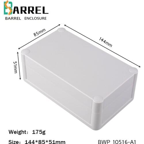 144*85*51mm IP68 outdoor electronic project box ABS plastic instrument enclosure DIY sealed wire junction control outlet case
