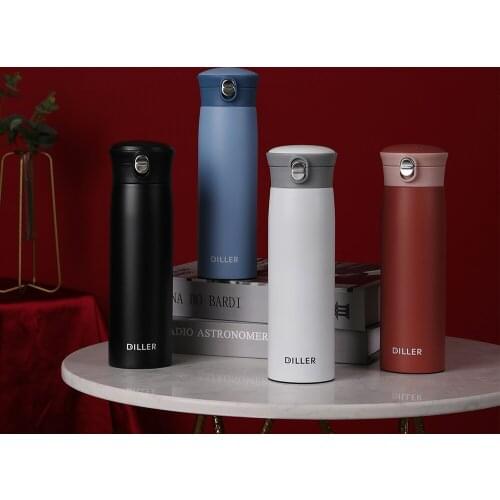 2021 Camping Water Bottle Insulated Termos Stainless Steel Tea Coffee Vacuum Flask Thermo Cups