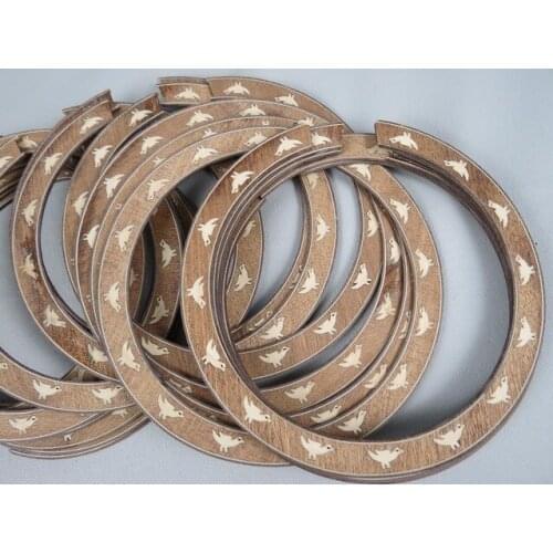 5PCS Best ACOUSTIC GUITAR WOOD INLAY ROSETTE YK12